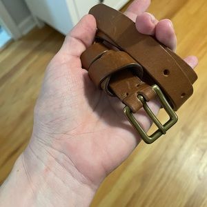 Madewell, Leather, crisscross, skinny belt